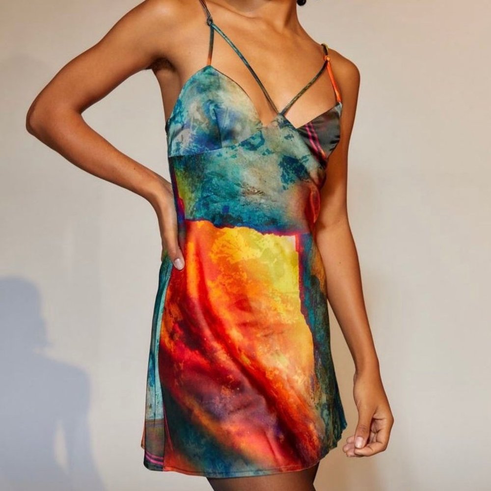 Urban Outfitters Multicolored Mini Dress